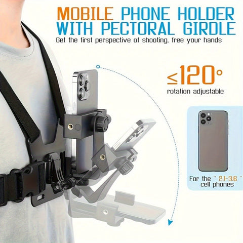 Handsfree Brustgurt - Für Einfaches Filmen und Fotografieren
