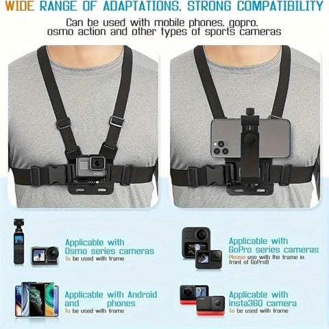 Handsfree Brustgurt - Für Einfaches Filmen und Fotografieren