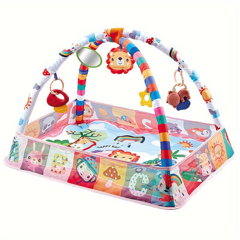 Happy Play Gym - Bunte Spielzelt mit Zubehör für Babys