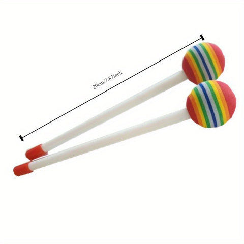 Lollipop Trommelspielset - Bunte Musikalische Lernmaracas für Kinder