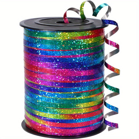 Holografisches Curlingband-Set – Perfekt für Partydekorationen und Geschenkverpackungen