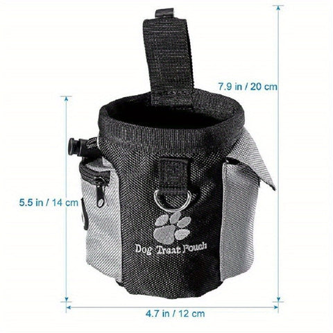 Hunde Leckerli Tasche mit Müllbeutelspender – Ideal für Training und Spaziergänge