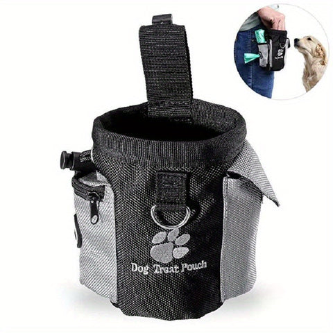 Hunde Leckerli Tasche mit Müllbeutelspender – Ideal für Training und Spaziergänge