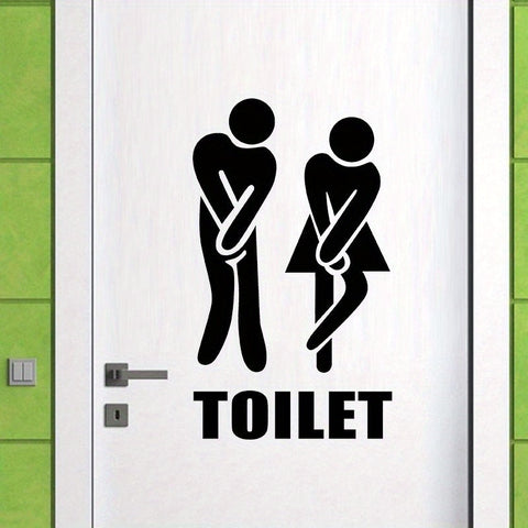 Fröhliche Toilettenaufkleber - Für Ein Kreatives Badezimmer