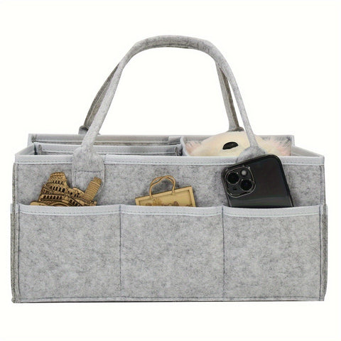 MamaOrganize Wickeltasche Aufbewahrungskorb - Praktisch und Stilvoll für Eltern