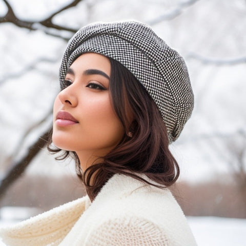 Sophie Retro Baret – Stilvolle Wintermütze für kalte Tage