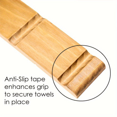 Holz Handtuchclip Halter – Wandmontierte Lösung für Badezimmer oder Waschküche