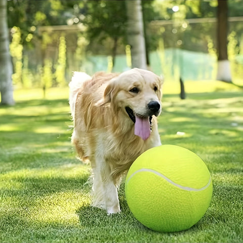 Extra nachhaltiger großer Hundetennisball – Ideal für Spiele und Aktivitäten im Freien