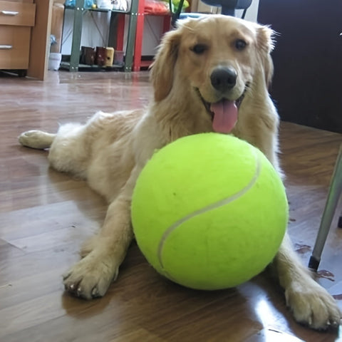 Extra nachhaltiger großer Hundetennisball – Ideal für Spiele und Aktivitäten im Freien