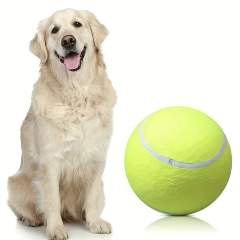 Extra nachhaltiger großer Hundetennisball – Ideal für Spiele und Aktivitäten im Freien