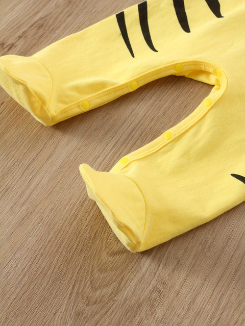 Set aus 6 Babystramplern mit Tiermotiven – Inklusive Mützen für Babyjungen