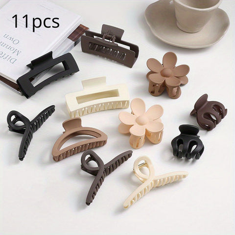 Weiche Karamell Haarspangen Set – Stilvolle und Praktische Clips für Jeden Tag