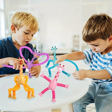 FlexiGiraffe Saugnapf Spielzeug – Kreativ und Elastisch