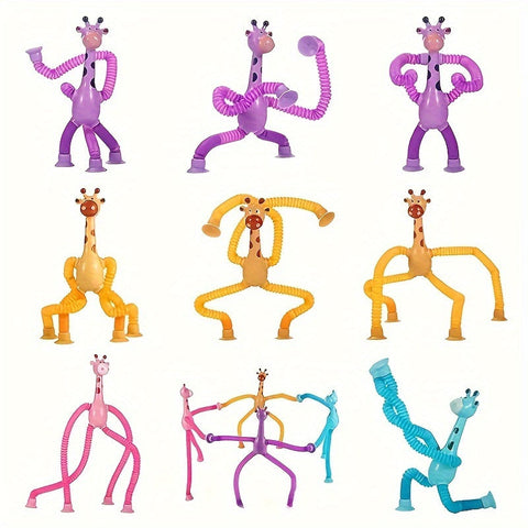 FlexiGiraffe Saugnapf Spielzeug – Kreativ und Elastisch