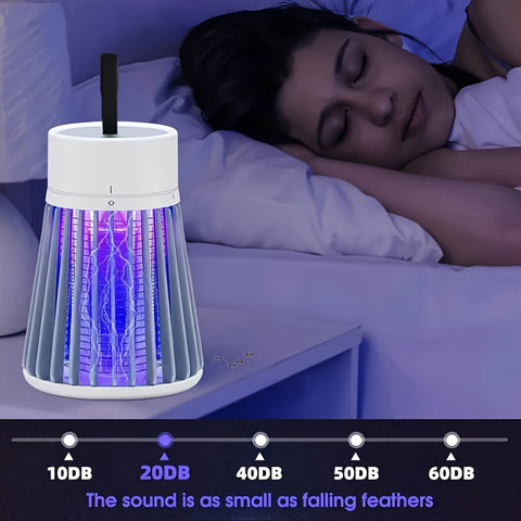 Wiederaufladbare Mückenlampe – 360° UV Elektrischer Schock Insektenvernichter
