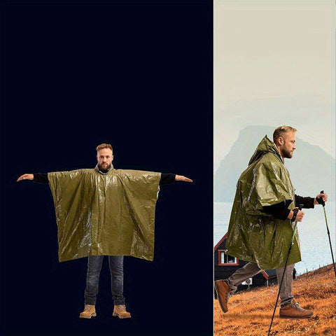StormGuard Notfall-Ponchos - Wasserdichte und Thermische Schutz