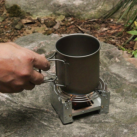 Zusammenklappbarer Campingkocher Set - Nachhaltig und Leicht für Outdoor-Abenteuer
