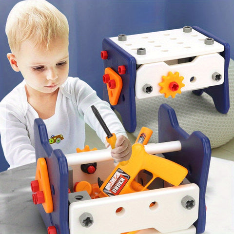 BuilderPro Educative Kinder Werkzeugset - Für Kreatives Bauen und Spielen