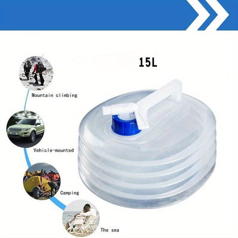 HydroPack Faltbarer Wasserbehälter - 15L Leckfreie und tragbare Lösung