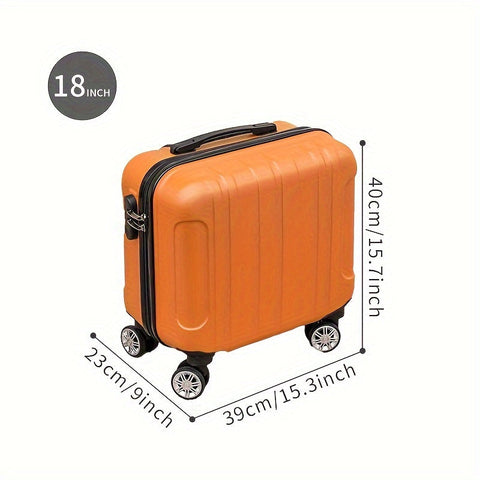 Stylischer 18-Zoll Koffer – Flugzeug Kabinenkoffer mit geräuschlosen Spinner-Rädern und robuster Konstruktion