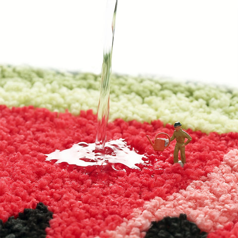 Fruchtinspiriertes Badezimmerteppich – Weich und Absorbierend