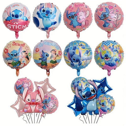 Stitch Ballonset – 5 Stück für eine Magische Feier
