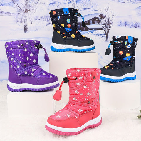 Fröhliche Winterstiefel für Kinder - Wärme und Spaß im Schnee