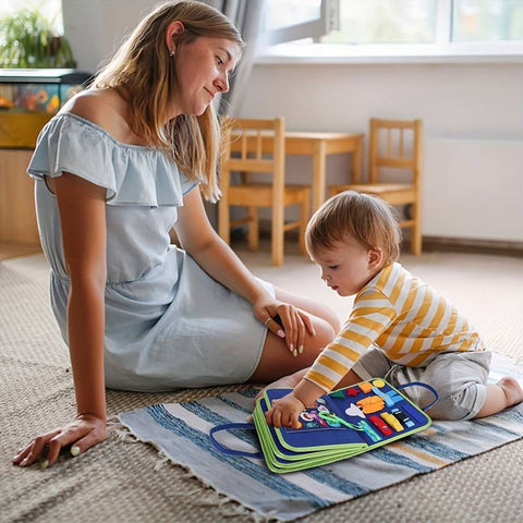 Busy Book Educatives Spielset – Lehrreiches und Interaktives Spielbuch für Kinder