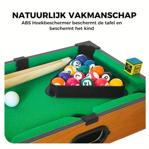 Kompakte Tischbillard - Für endlosen Spielspaß