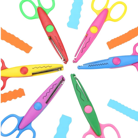 Bunte Kreative Scheren Set – Dekorative Ränder für Handwerk und DIY
