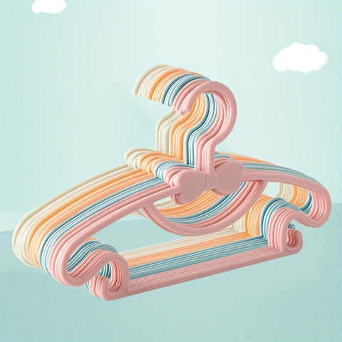 Nachhaltige Kinderkleiderbügel - Niedliches Schleifen-Design, Leicht und Platzsparend