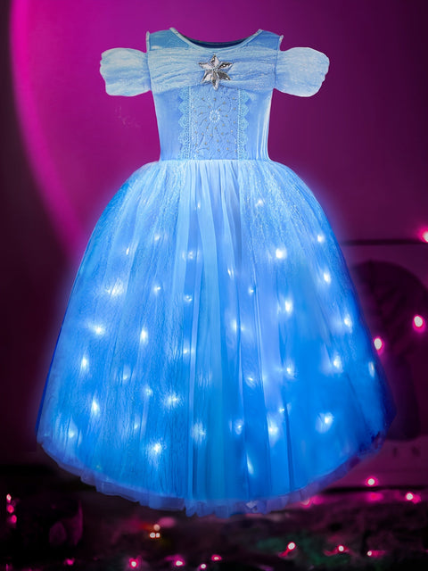 Magisches LED Tutu Kleid für Mädchen - Verzauberndes Festliches Erlebnis