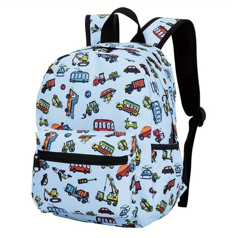 Fröhlicher Auto-Rucksack für Kinder - Für abenteuerliche Schultage