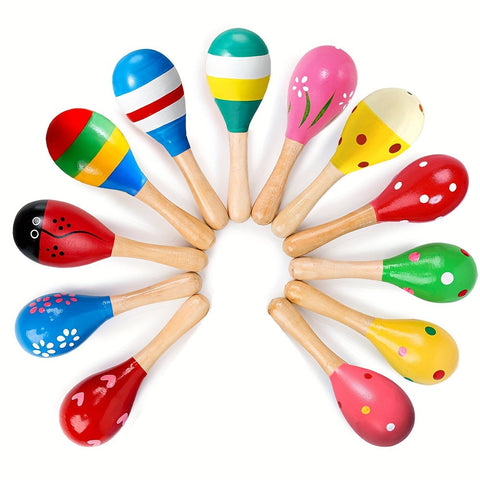 MelodyWood Holzmaraca - Spielerisches Musikinstrument für Kinder
