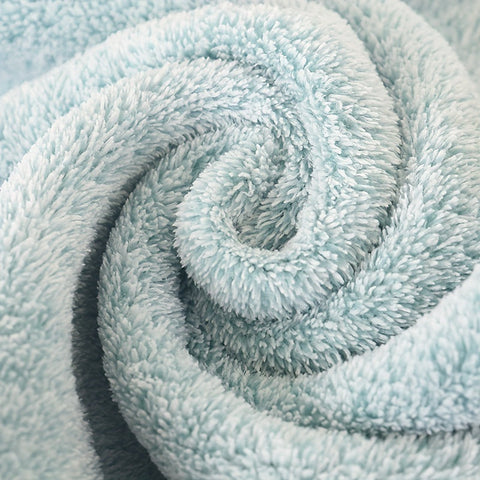Weiche Korallenvelours Handtuchset – Absorbierend und Schnell Trocknend
