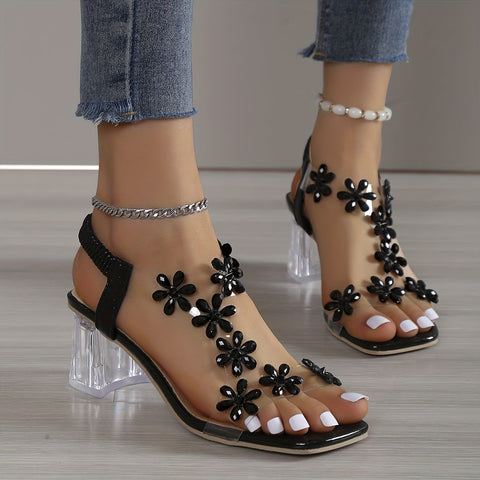 Blumenfest Sandalen für Damen - Luftig und Chic für Sonnige Tage