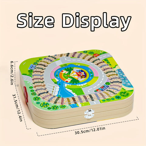 Holz Stadt Bauklötze Set - Spaßiges Spielerlebnis für Kinder