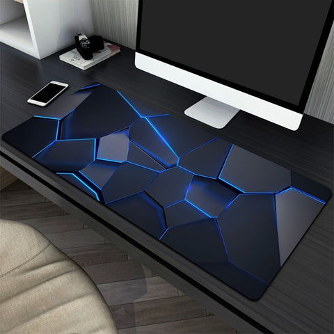 Geometrische Gamer Matte - Stilvoll, Langlebig und Rutschfest für ein Perfektes Spielerlebnis