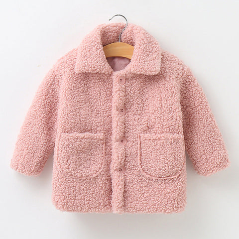 Kuscheliger Teddy Mantel für Mädchen – Warm und Stilvoll