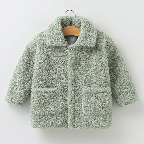 Kuscheliger Teddy Mantel für Mädchen – Warm und Stilvoll
