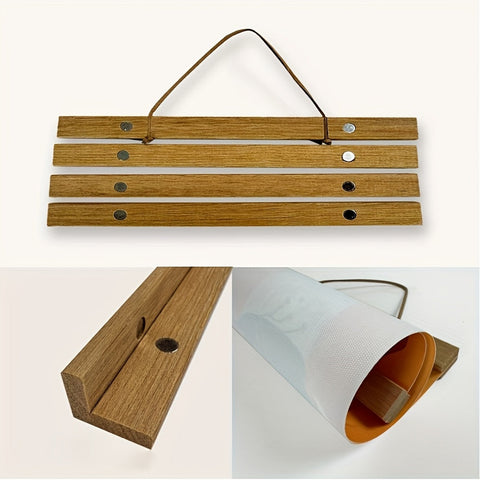 Magnetischer Holz-Posteraufhänger – Einfache und Stilvolle Wanddekoration