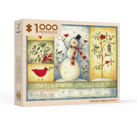 Weihnachts-Puzzle-Adventskalender – 1008 Teile, Täglicher Puzzle-Spaß