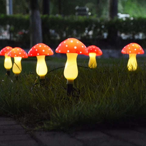 Magische Gartenpilze - Verspielte Beleuchtung für draußen