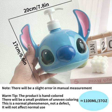 Disney Stitch PVC Shampoo Spender – Perfekt für Badezimmer und Küche