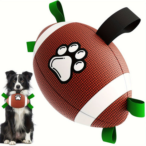 Pfoten-Perfekt Spielfußball – Nachhaltiges Gummi Interaktives Hundespielzeug