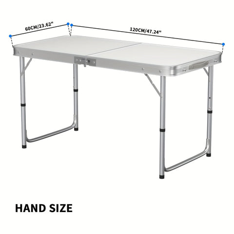 Zusammenklappbarer Campingtisch - Leicht und Tragbar, Ideal für Partys und Outdoor-Aktivitäten