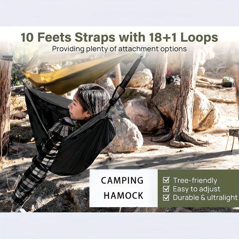 Outdoor Nylon Hängematte – Flexibel und Leicht für Jedes Abenteuer