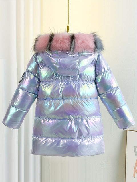 Ivy Glänzende Winterjacke für Kinder - Trendy und Warm für Kalte Tage