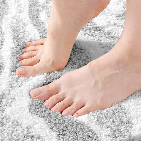 Fluffy Flocking Badmat – Absorbierend und Weich für Badezimmer oder Küche