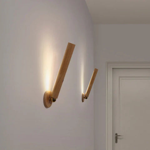 Aura Holz Wandlampe - Für Stimmungsvolle Flexible Beleuchtung